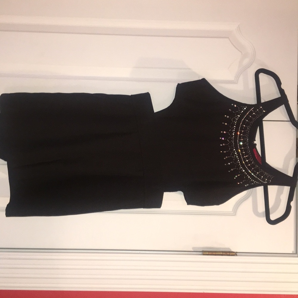 Black cutout romper